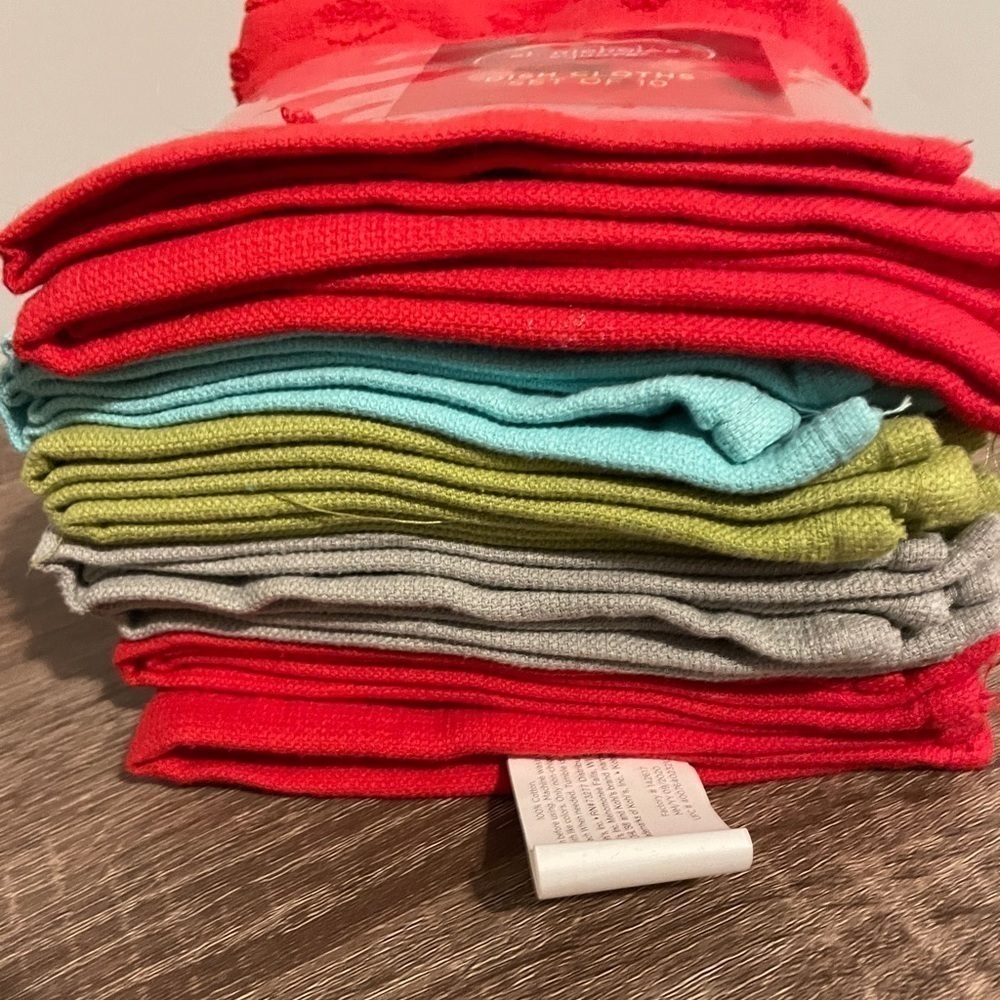 Set of 10 dish cloths. - Picture 2 of 5